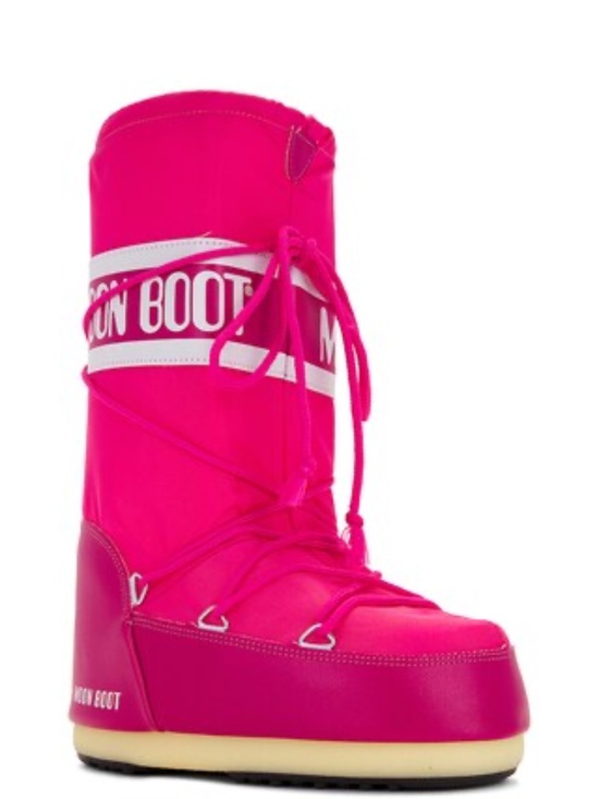 MOON BOOT Moon Boot Nylon Men Size 11.5-13 Women 12.5-14 Color Bouganvilla NEW!! main image 5